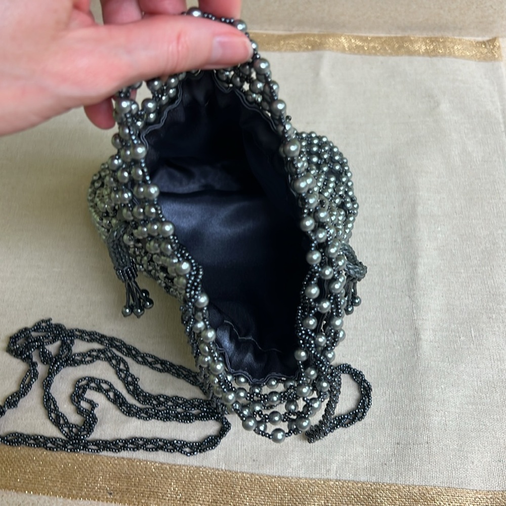 Beaded Drawstring Evening Bag - image 6